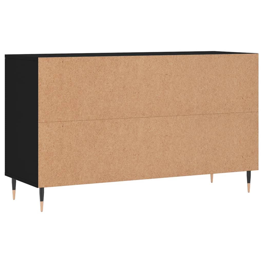 Armoire à chaussures Noir 102x36x60 cm Bois d'ingénierie - XIOS
