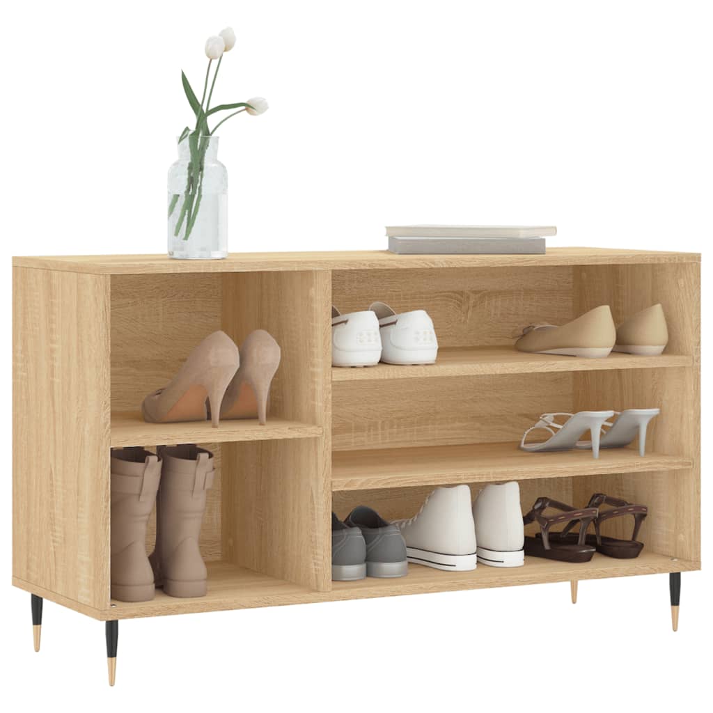 Armoire à chaussures Chêne sonoma 102x36x60cm Bois d'ingénierie - XIOS