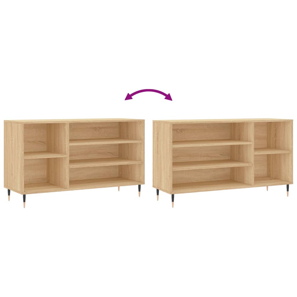 Armoire à chaussures Chêne sonoma 102x36x60cm Bois d'ingénierie - XIOS