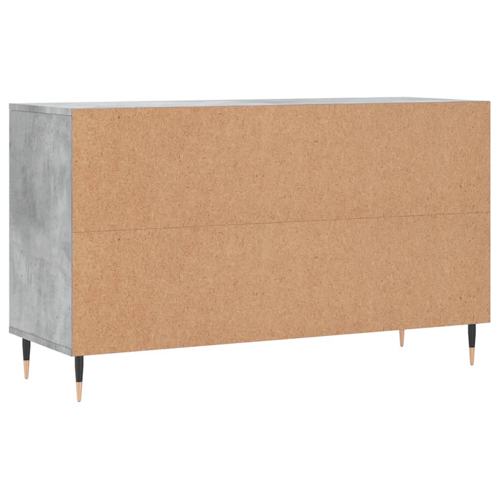 Armoire à chaussures Gris béton 102x36x60 cm Bois d'ingénierie - XIOS