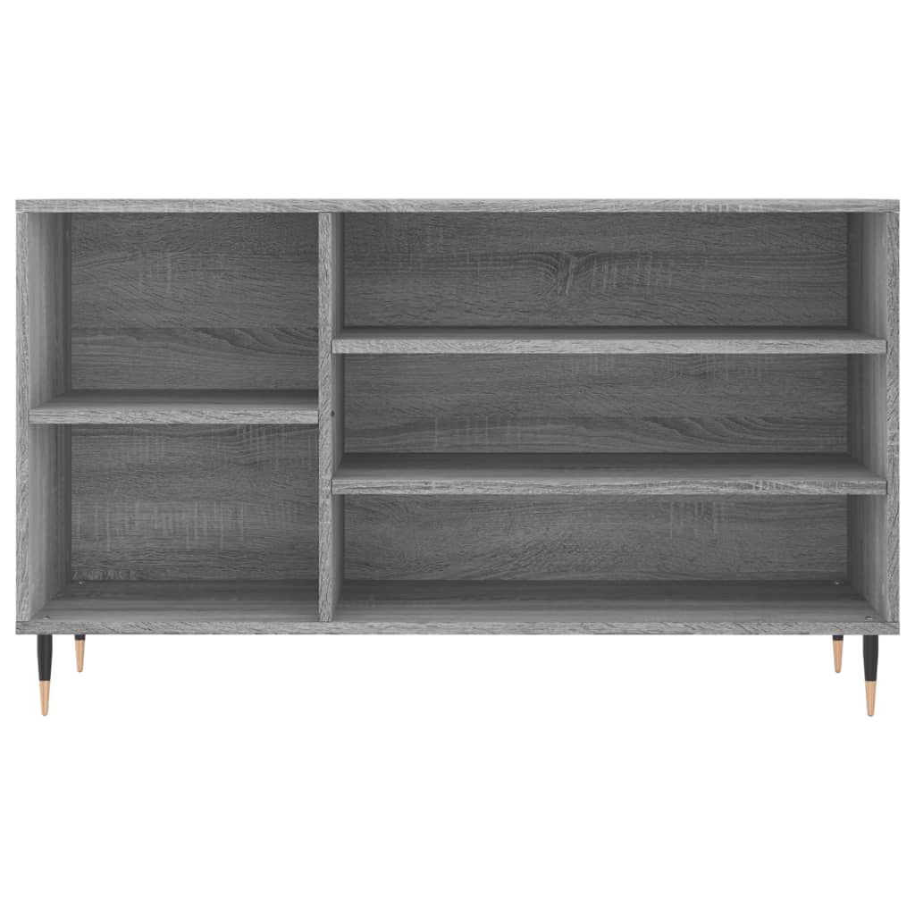 Armoire à chaussures Sonoma gris 102x36x60 cm Bois d'ingénierie - XIOS