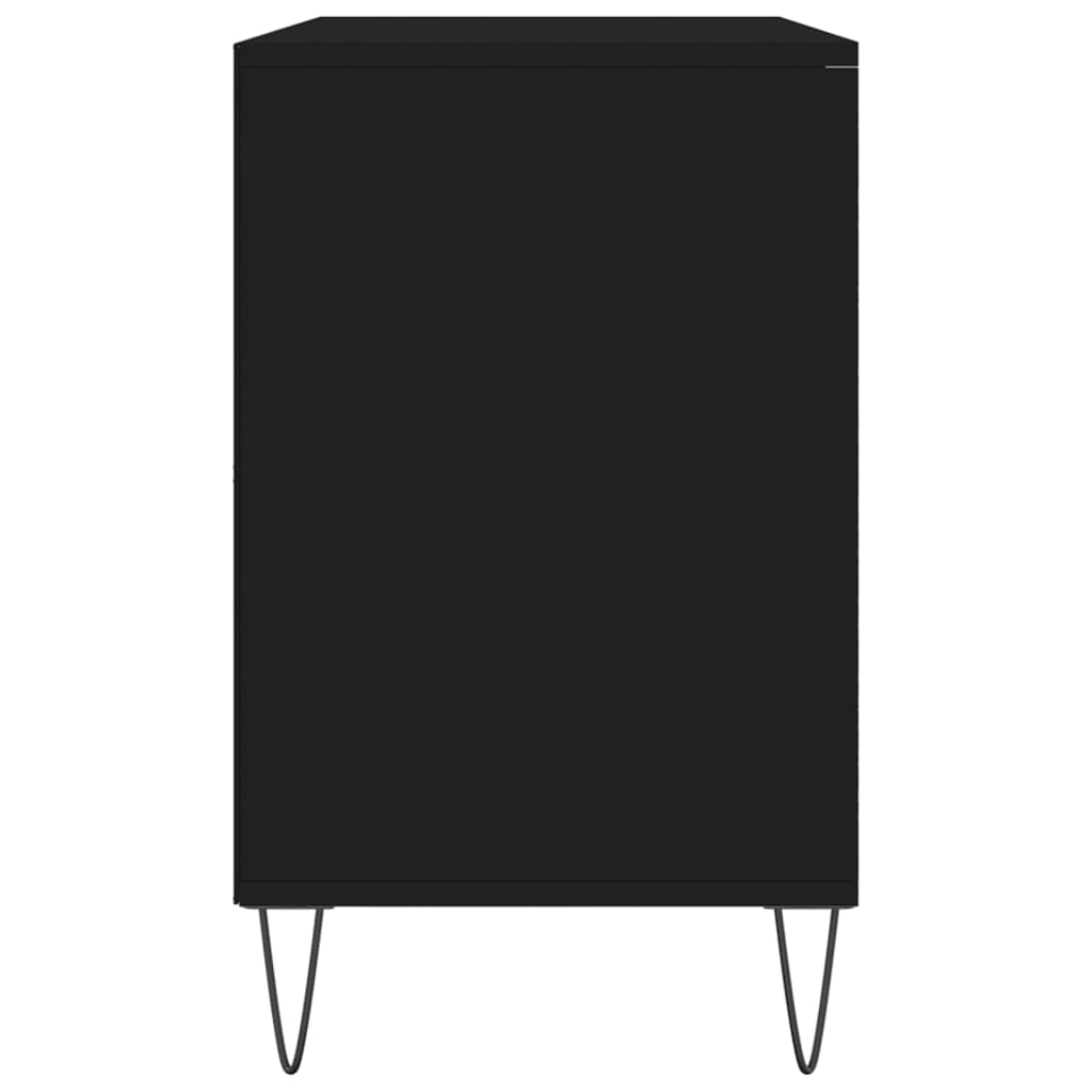 Armoire à chaussures Noir 102x36x60 cm Bois d'ingénierie - XIOS