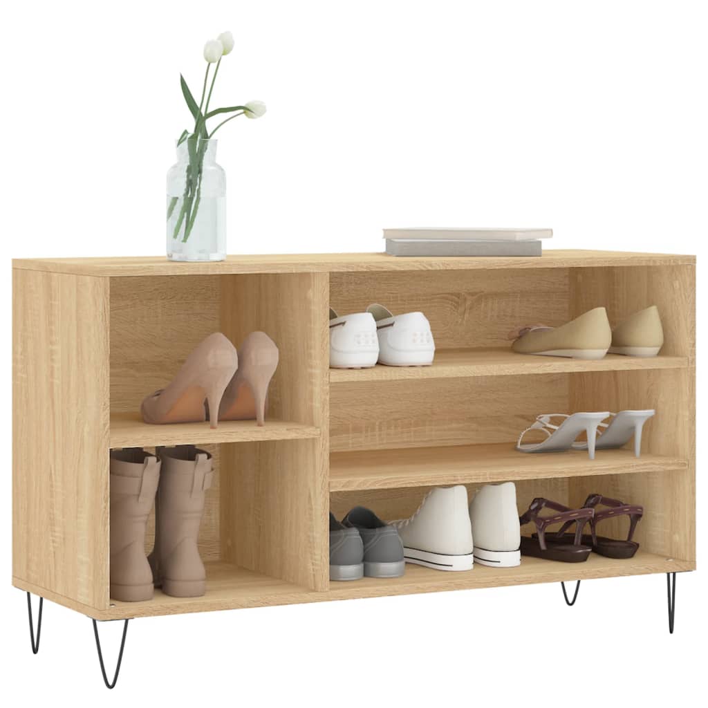 Armoire à chaussures Chêne sonoma 102x36x60cm Bois d'ingénierie - XIOS
