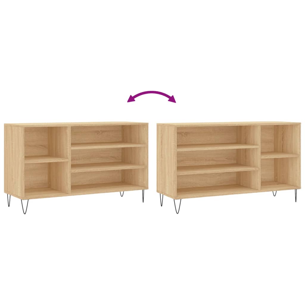 Armoire à chaussures Chêne sonoma 102x36x60cm Bois d'ingénierie - XIOS