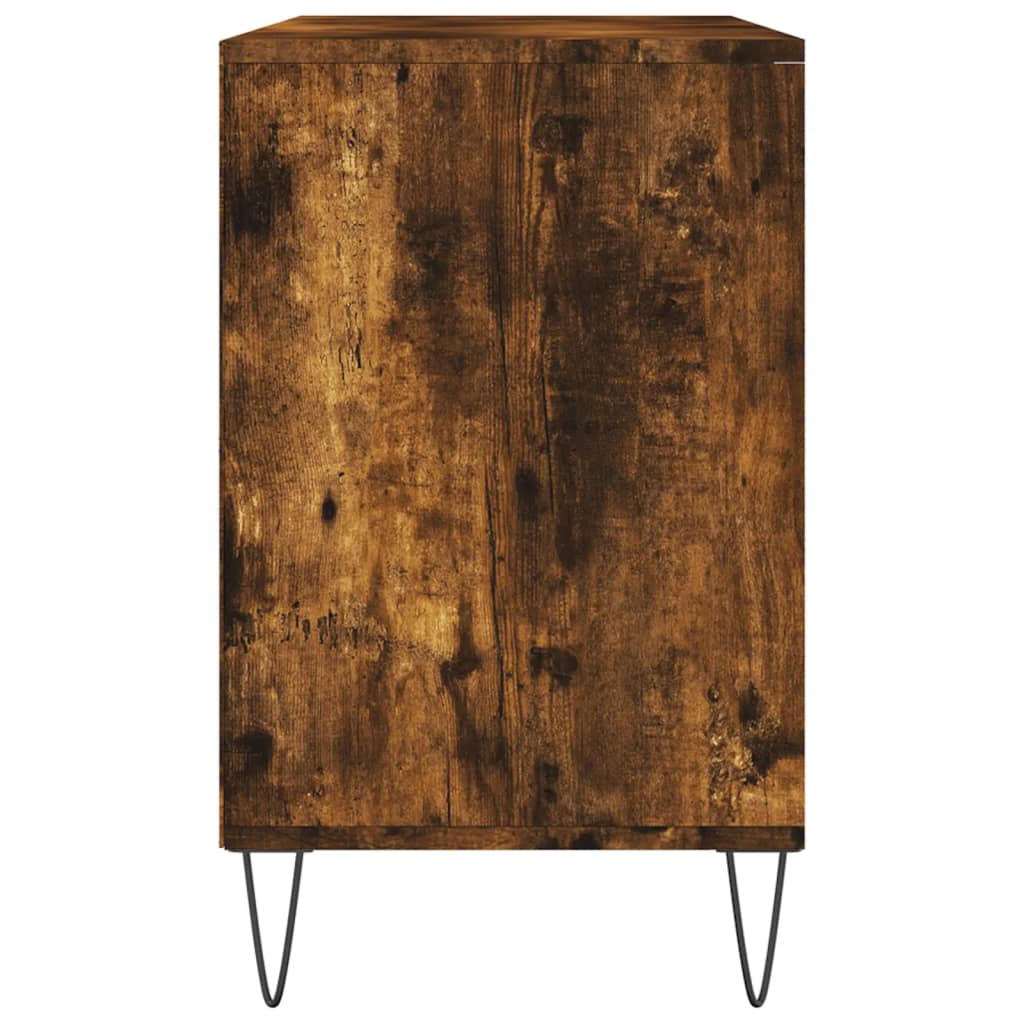 Armoire à chaussures Chêne fumé 102x36x60 cm Bois d'ingénierie - XIOS