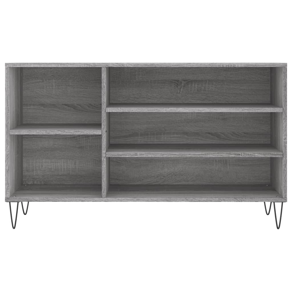 Armoire à chaussures Sonoma gris 102x36x60 cm Bois d'ingénierie - XIOS