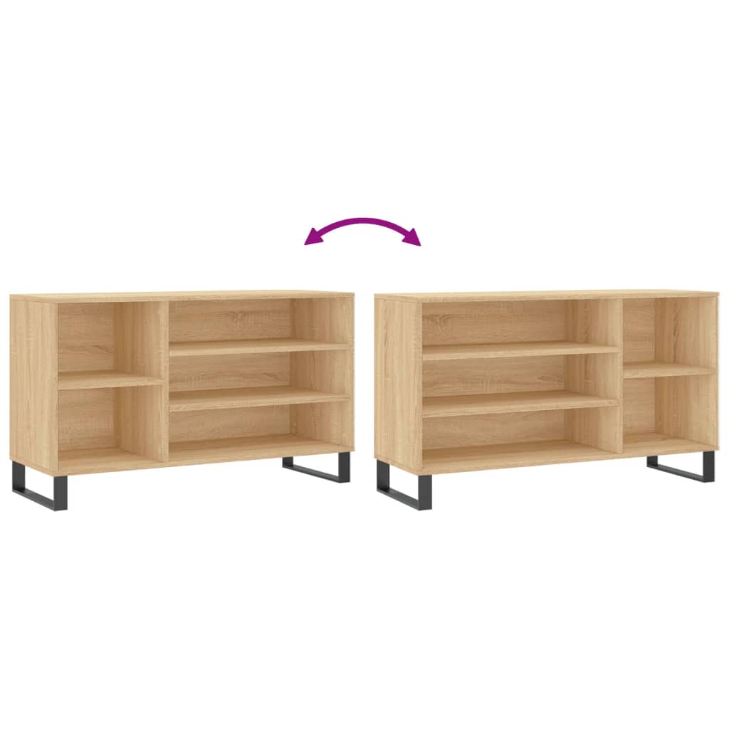 Armoire à chaussures Chêne sonoma 102x36x60cm Bois d'ingénierie - XIOS