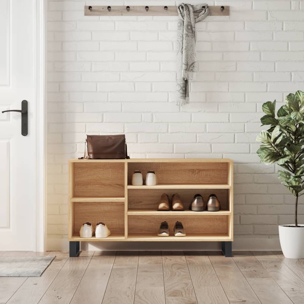 Armoire à chaussures Chêne sonoma 102x36x60cm Bois d'ingénierie - XIOS