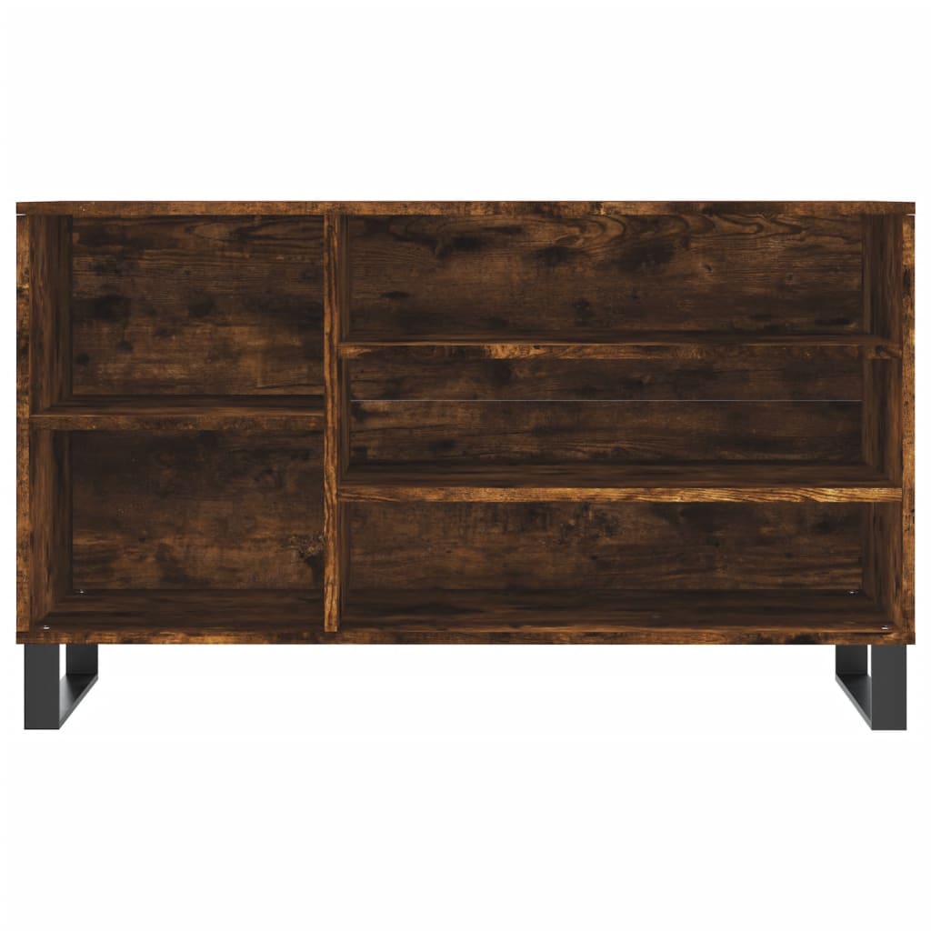 Armoire à chaussures Chêne fumé 102x36x60 cm Bois d'ingénierie - XIOS