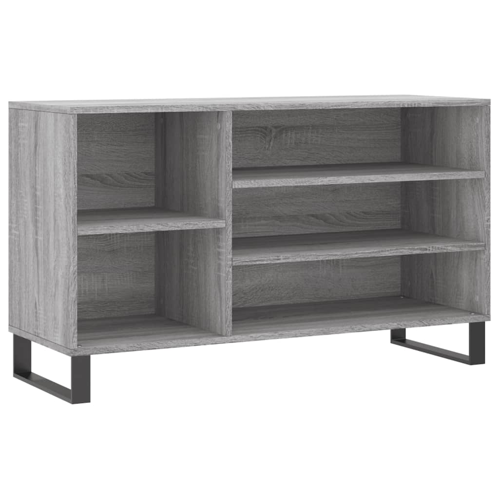 Armoire à chaussures Sonoma gris 102x36x60 cm Bois d'ingénierie - XIOS