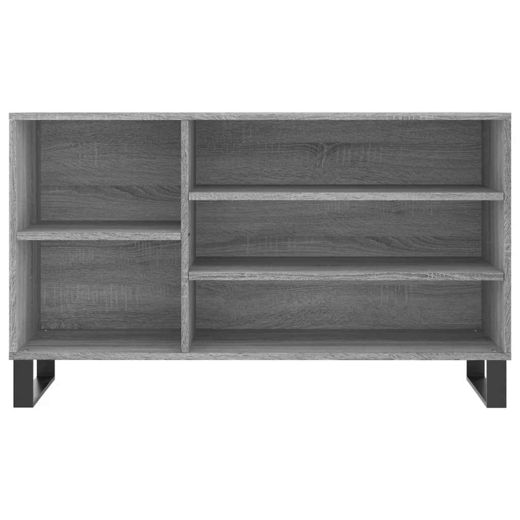 Armoire à chaussures Sonoma gris 102x36x60 cm Bois d'ingénierie - XIOS