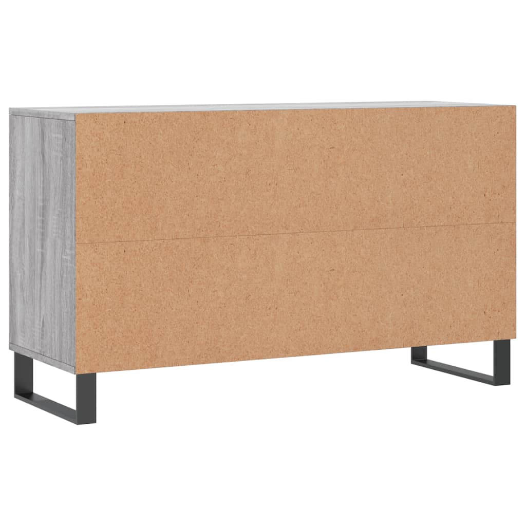 Armoire à chaussures Sonoma gris 102x36x60 cm Bois d'ingénierie - XIOS