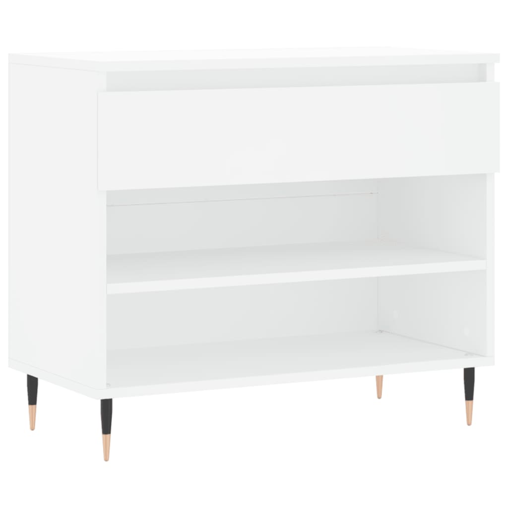 Armoire à chaussures Blanc 70x36x60 cm Bois d'ingénierie - XIOS