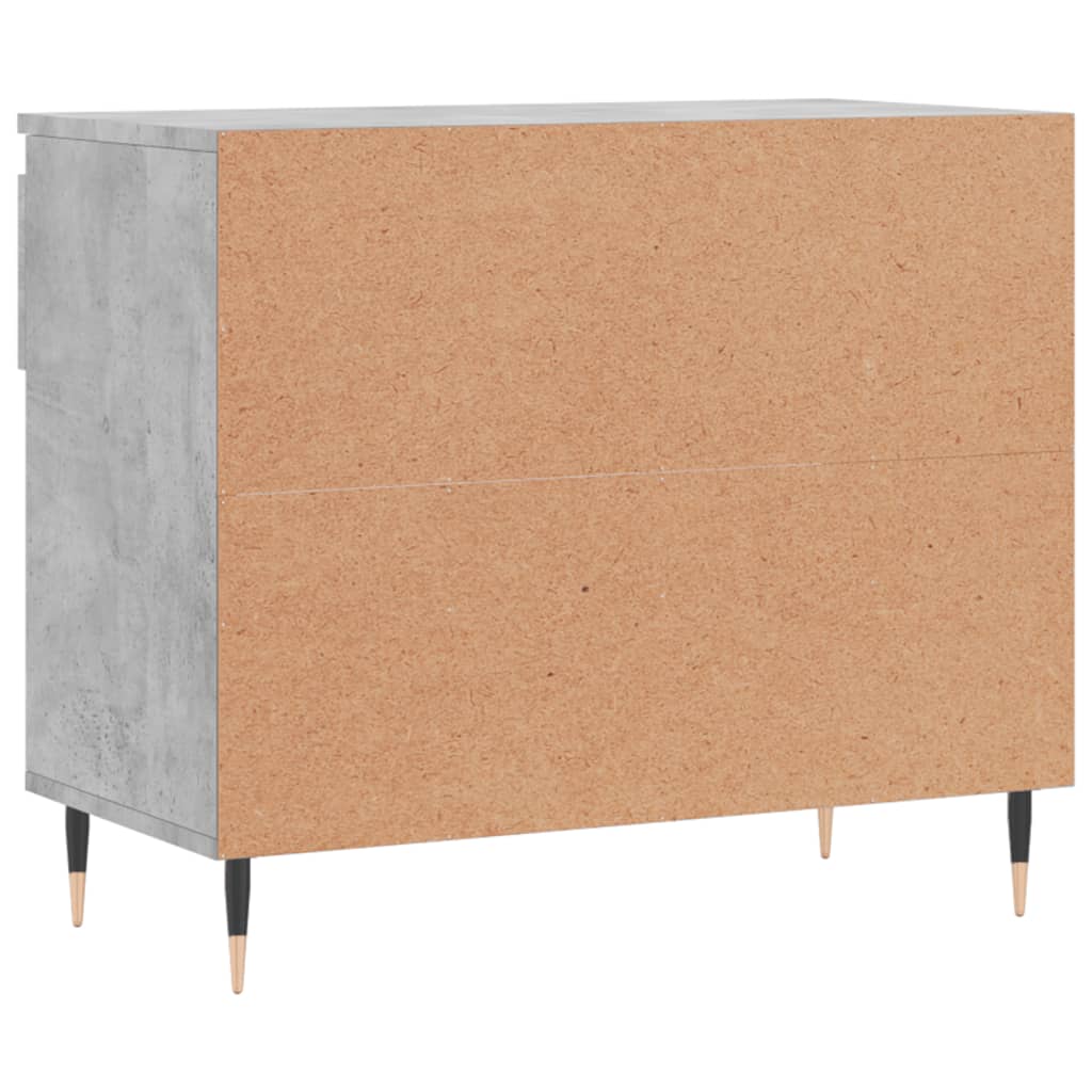 Armoire à chaussures Gris béton 70x36x60 cm Bois d'ingénierie - XIOS