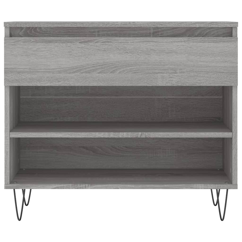 Armoire à chaussures Sonoma gris 70x36x60 cm Bois d'ingénierie - XIOS
