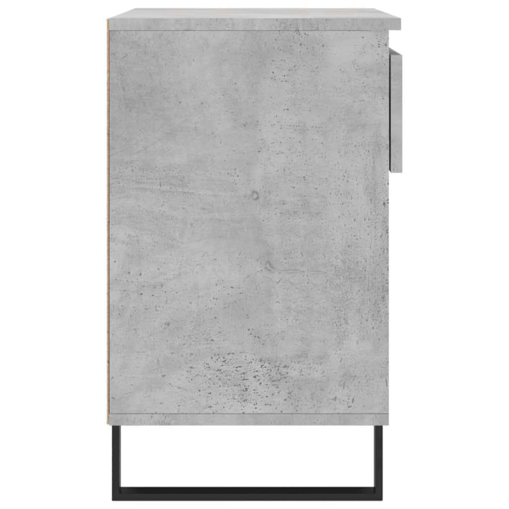 Armoire à chaussures Gris béton 70x36x60 cm Bois d'ingénierie - XIOS
