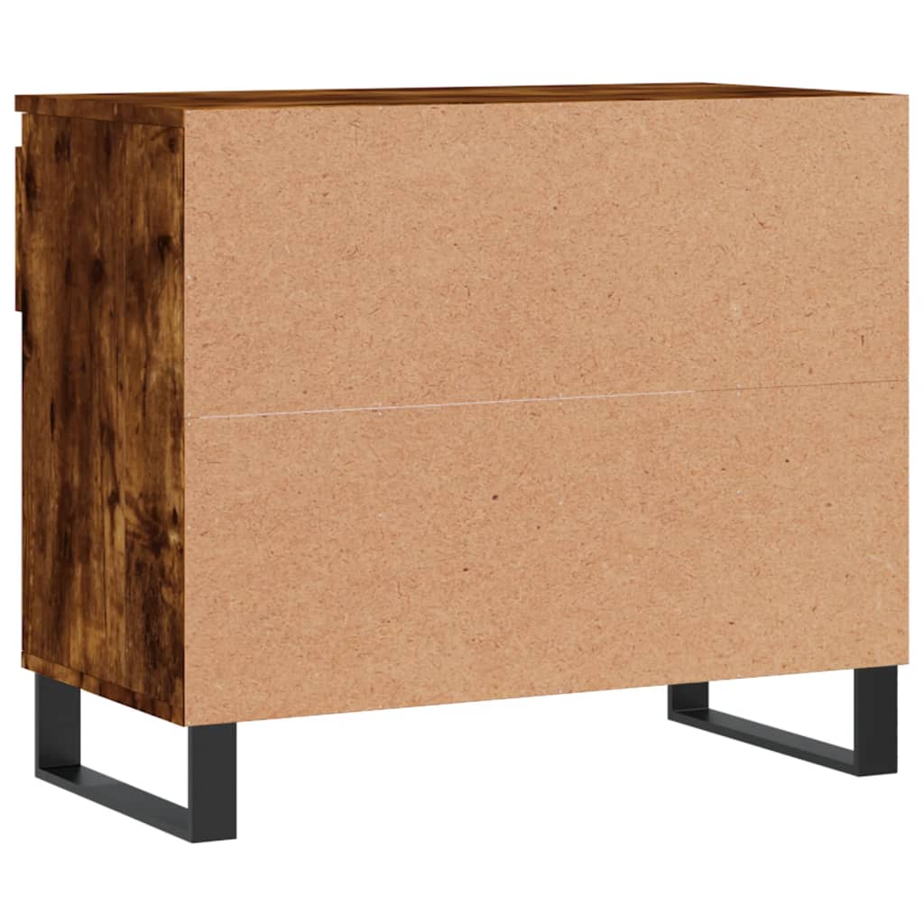 Armoire à chaussures Chêne fumé 70x36x60 cm Bois d'ingénierie - XIOS
