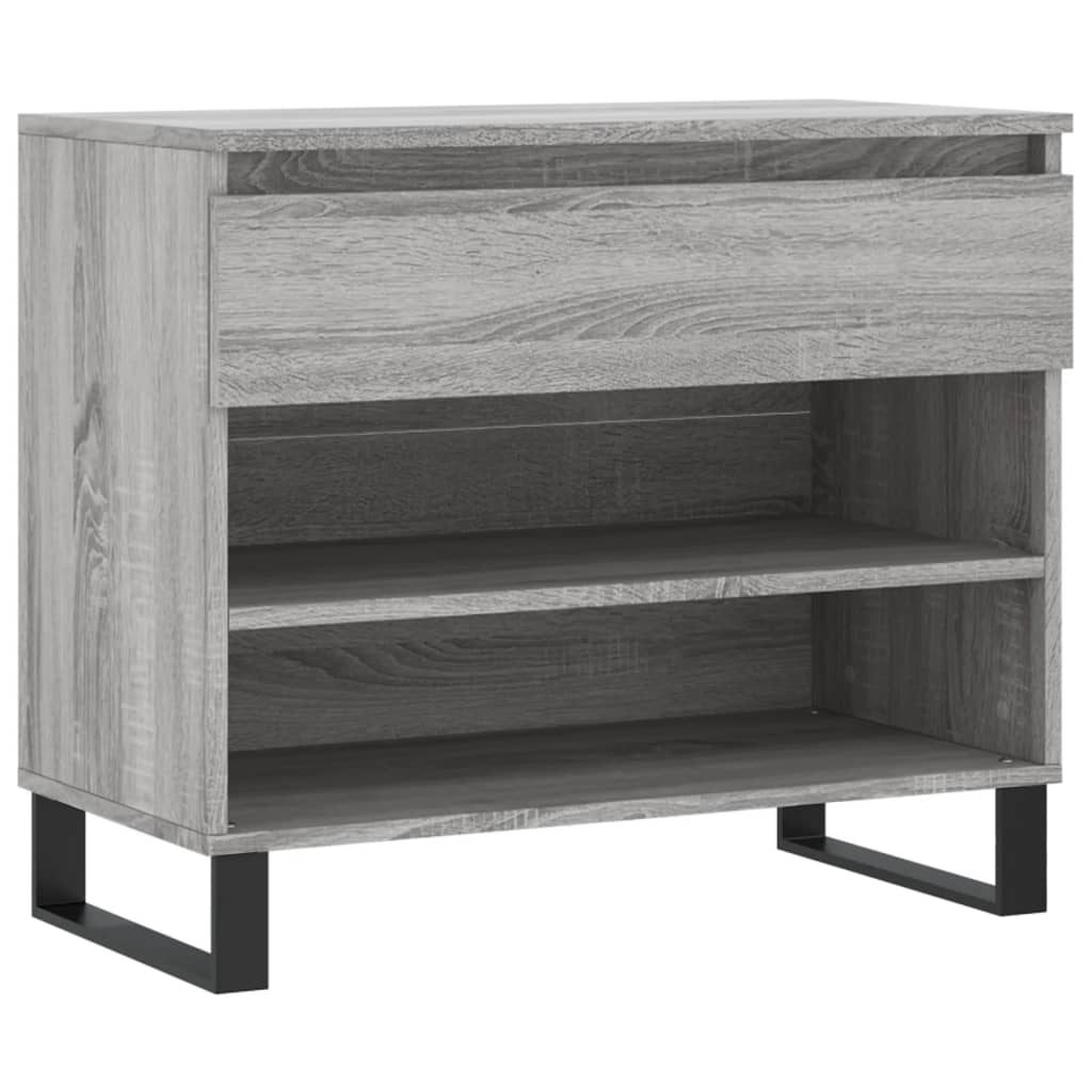 Armoire à chaussures Sonoma gris 70x36x60 cm Bois d'ingénierie - XIOS