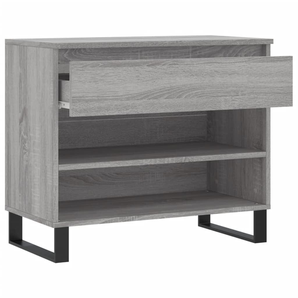 Armoire à chaussures Sonoma gris 70x36x60 cm Bois d'ingénierie - XIOS