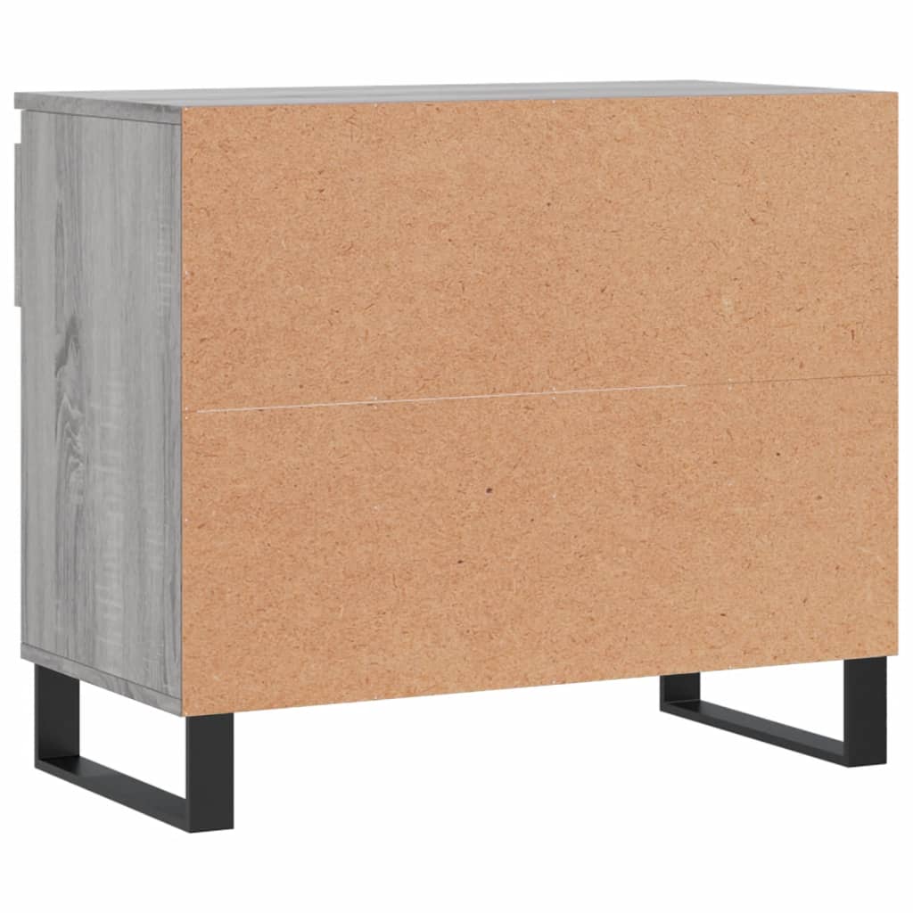 Armoire à chaussures Sonoma gris 70x36x60 cm Bois d'ingénierie - XIOS