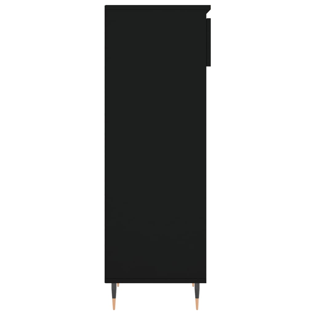Armoire à chaussures Noir 40x36x105 cm Bois d'ingénierie - XIOS