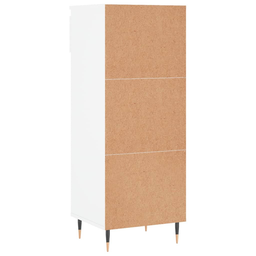 Armoire à chaussures Blanc brillant 40x36x105cm Bois ingénierie - XIOS