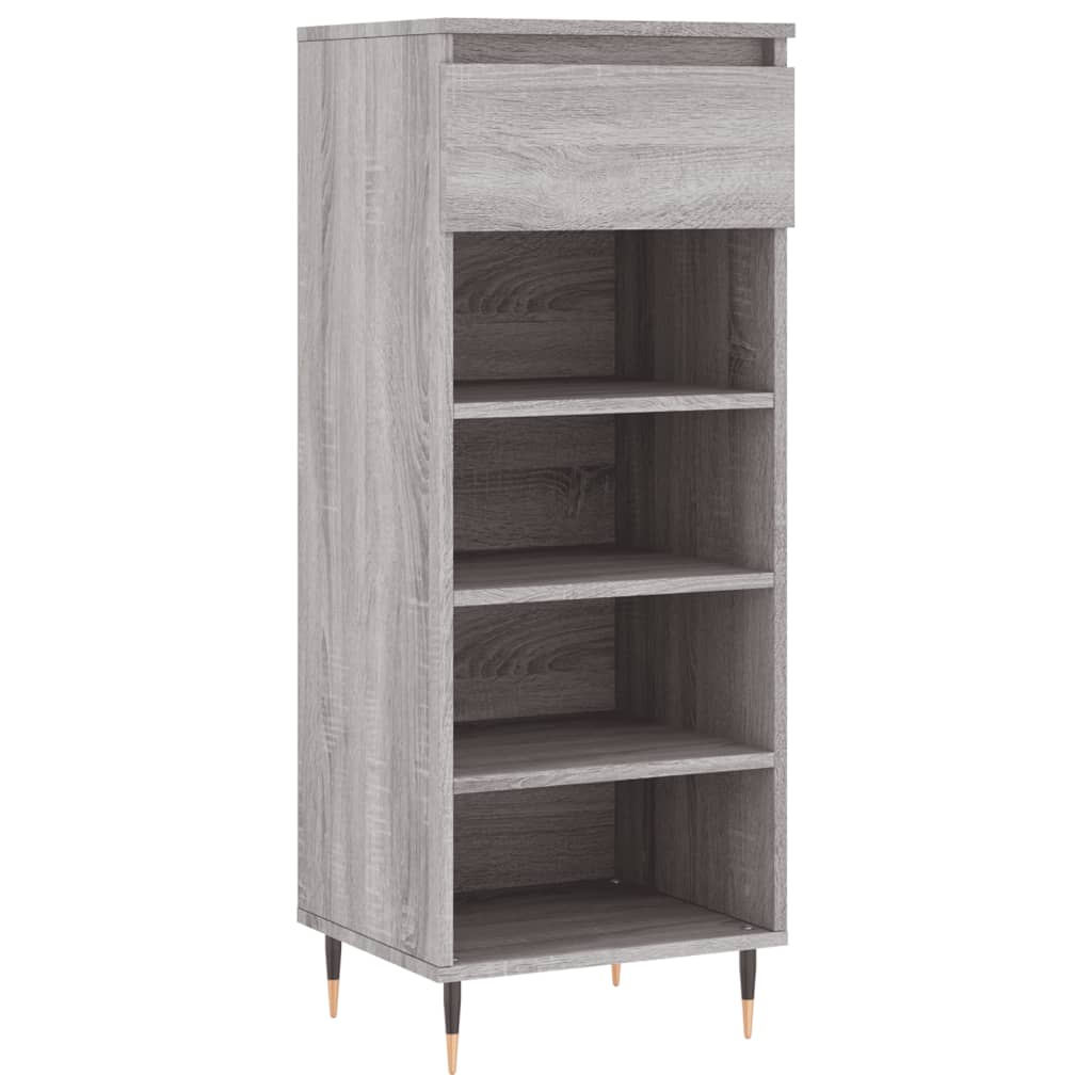 Armoire à chaussures Sonoma gris 40x36x105 cm Bois d'ingénierie - XIOS