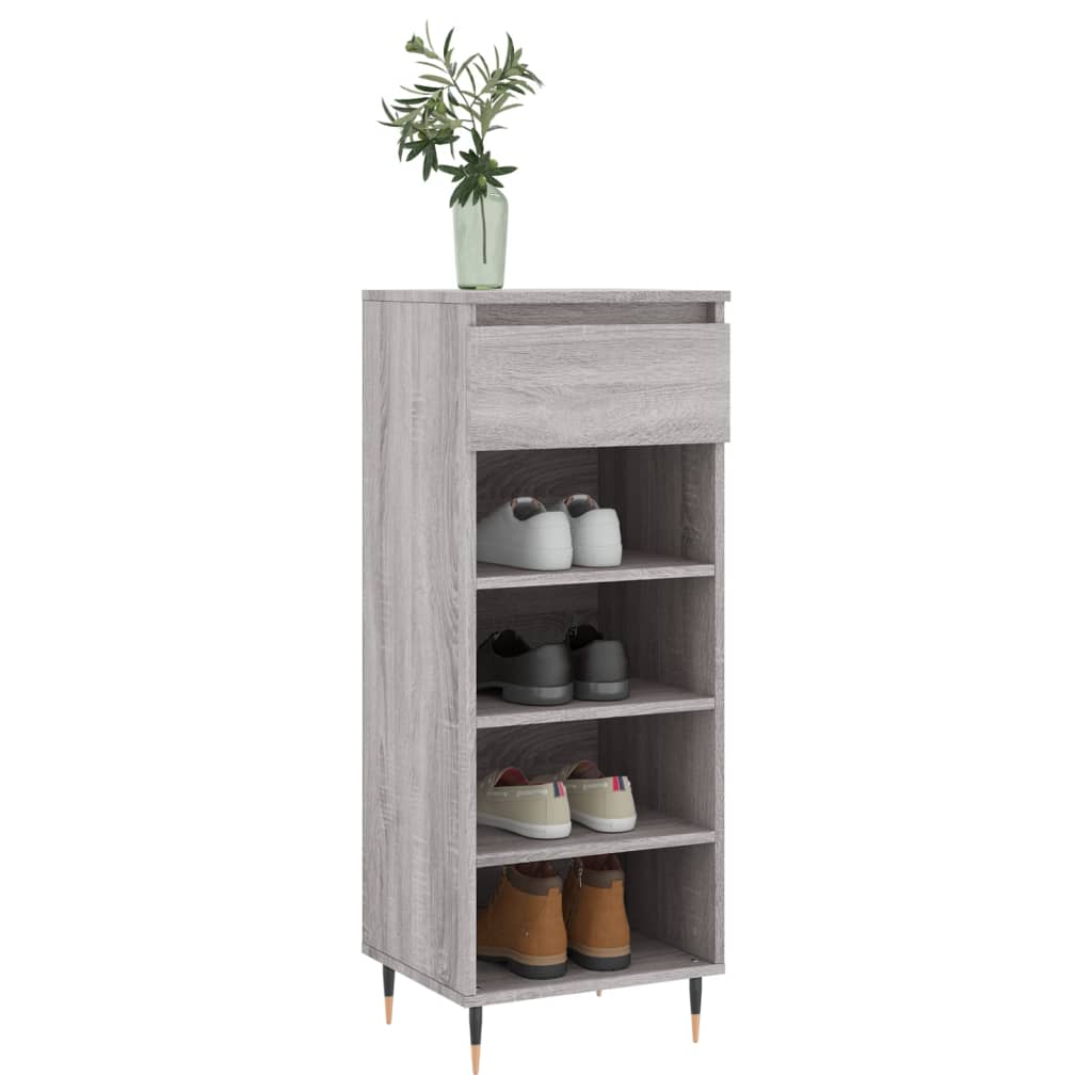 Armoire à chaussures Sonoma gris 40x36x105 cm Bois d'ingénierie - XIOS