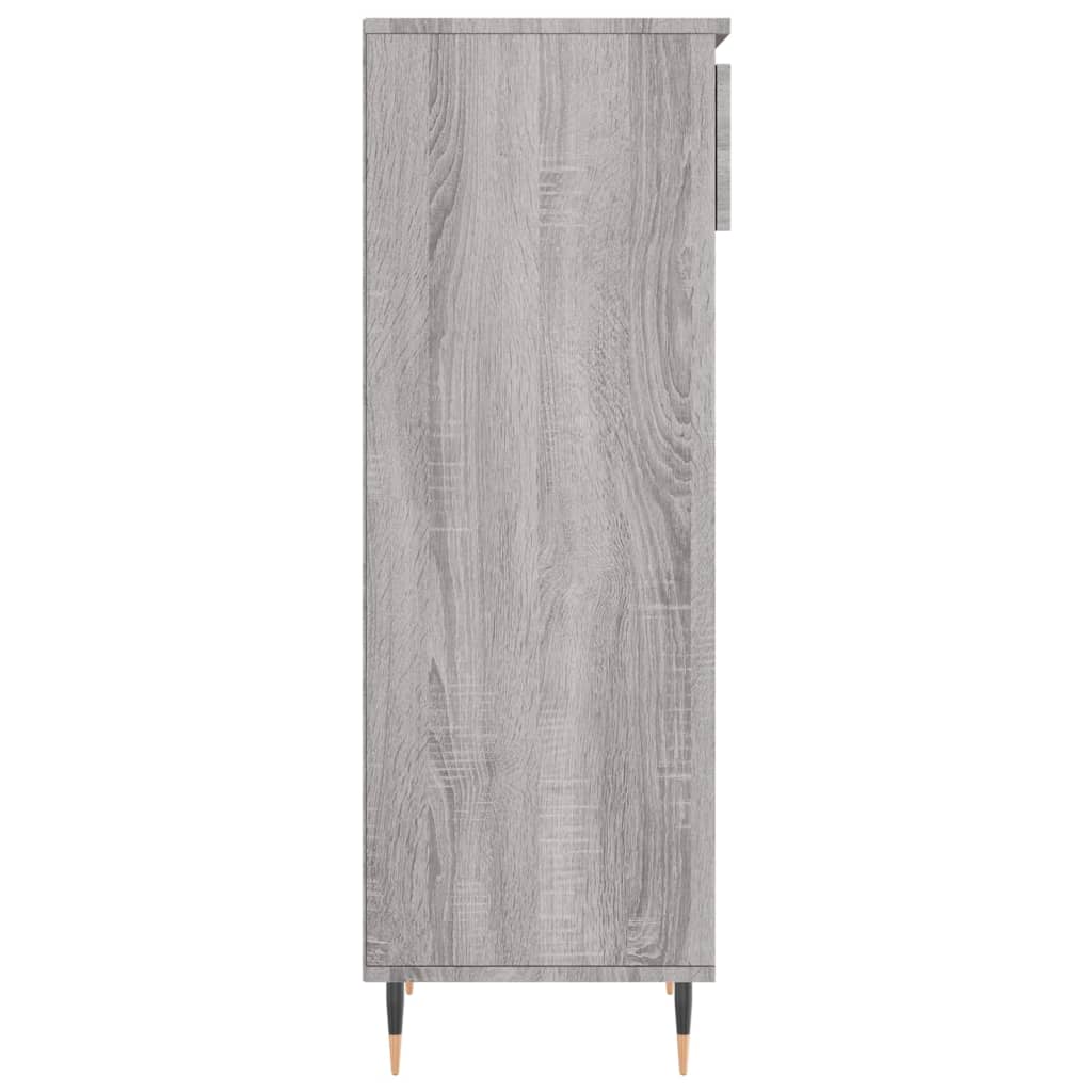 Armoire à chaussures Sonoma gris 40x36x105 cm Bois d'ingénierie - XIOS