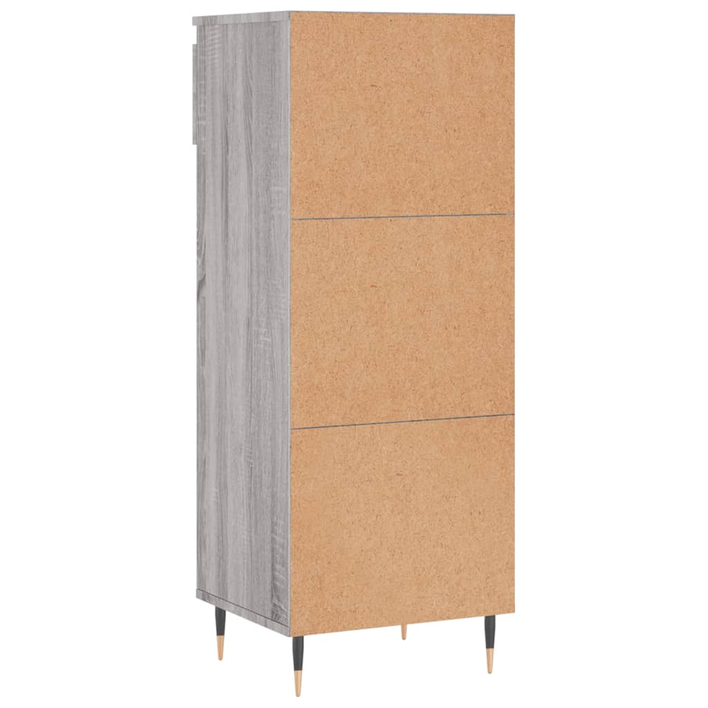 Armoire à chaussures Sonoma gris 40x36x105 cm Bois d'ingénierie - XIOS