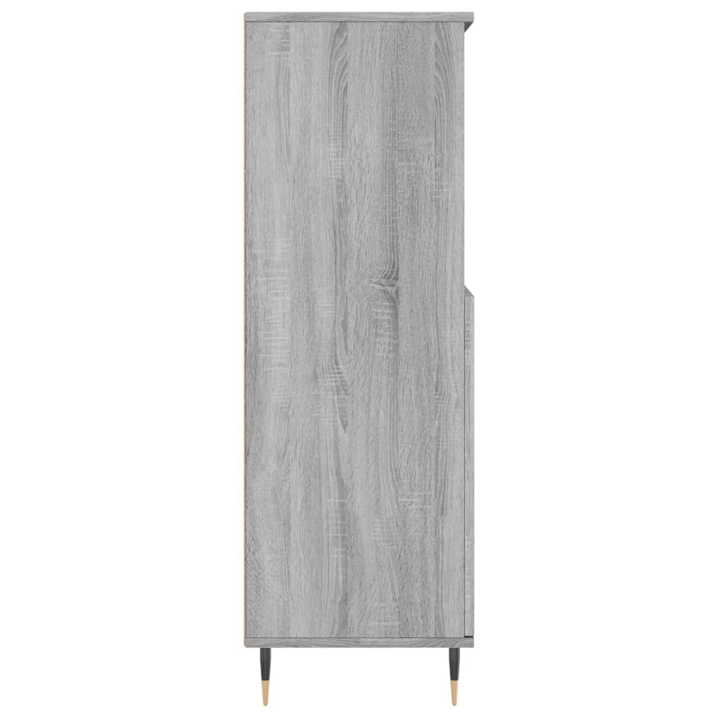 Buffet haut Sonoma gris 60x36x110 cm Bois d'ingénierie - XIOS
