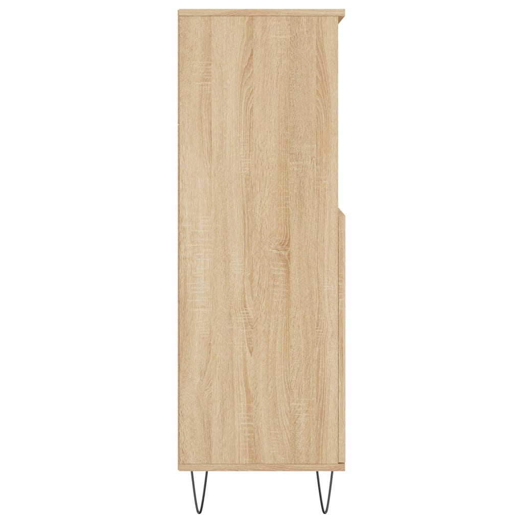 Buffet haut Chêne sonoma 60x36x110 cm Bois d'ingénierie
