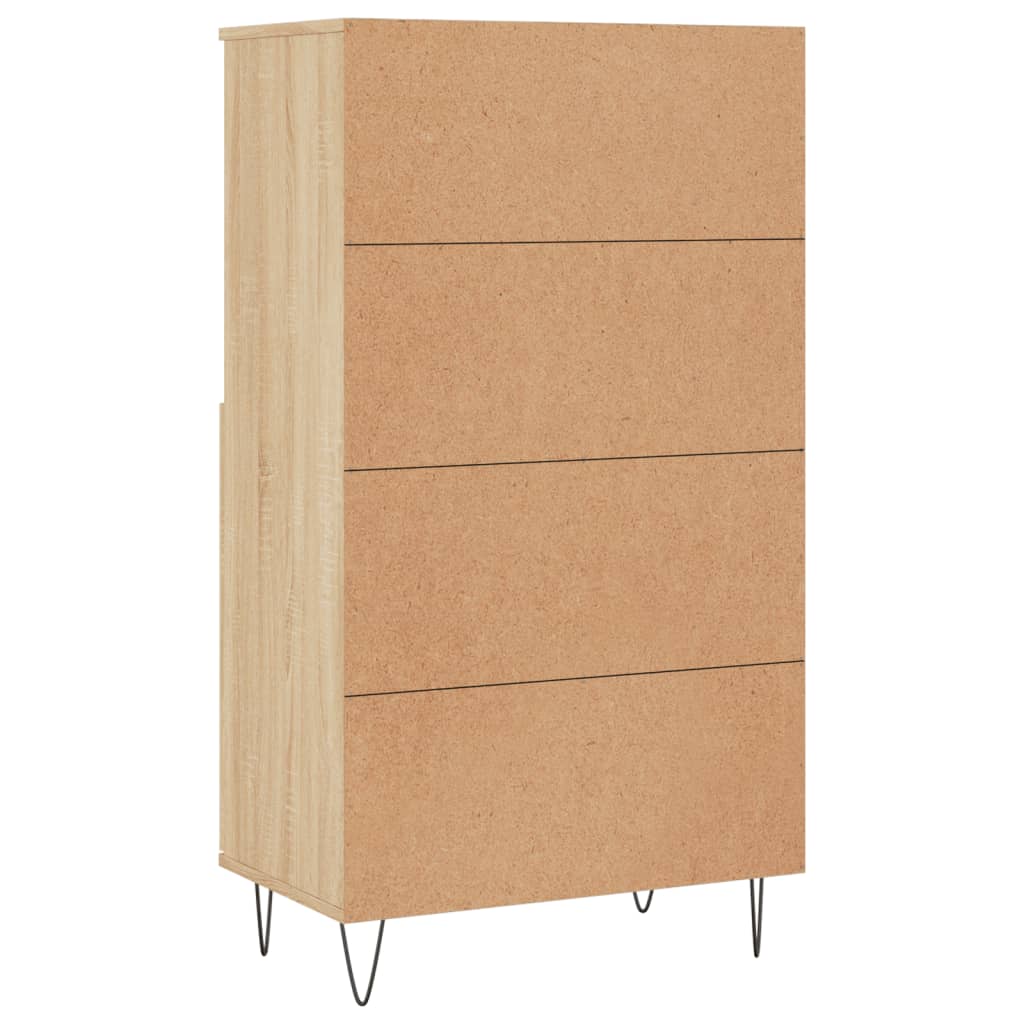 Buffet haut Chêne sonoma 60x36x110 cm Bois d'ingénierie