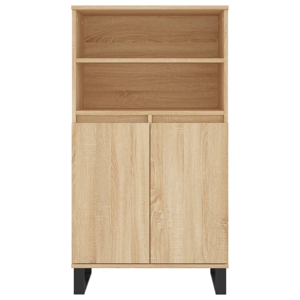 Buffet haut Chêne sonoma 60x36x110 cm Bois d'ingénierie