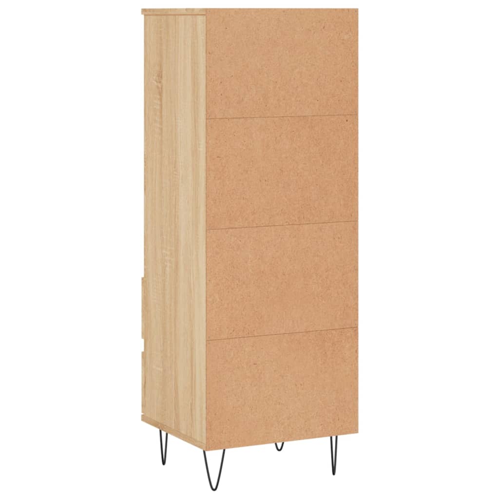 Buffet haut Chêne sonoma 40x36x110 cm Bois d'ingénierie - XIOS
