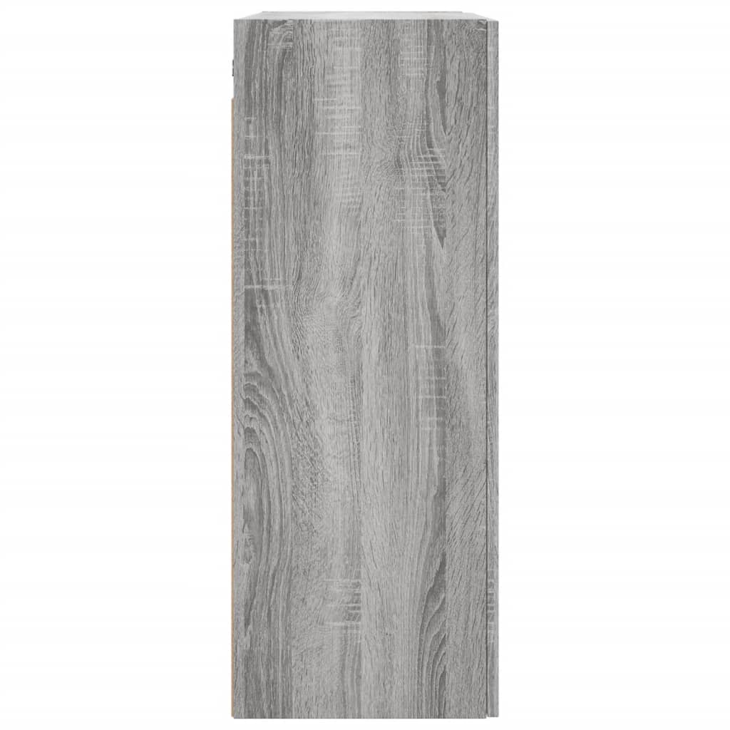 Armoire murale sonoma gris 69,5x34x90 cm bois d'ingénierie - XIOS