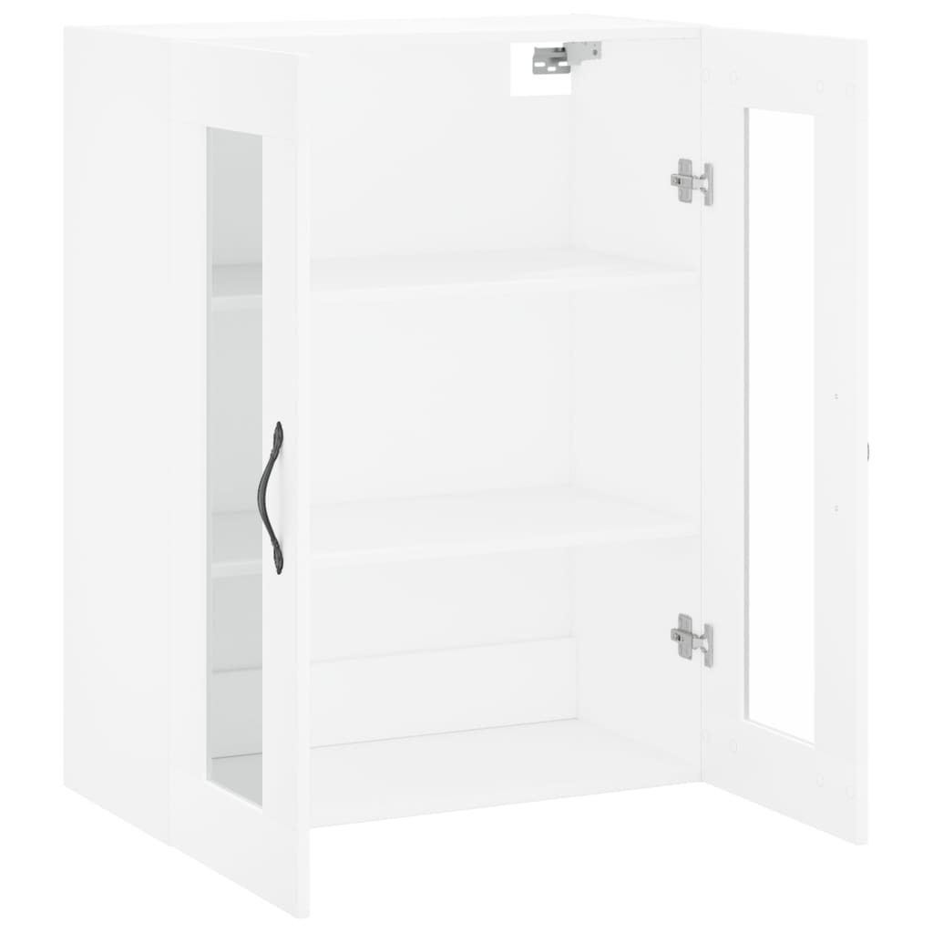 Armoire murale blanc 69,5x34x90 cm bois d'ingénierie