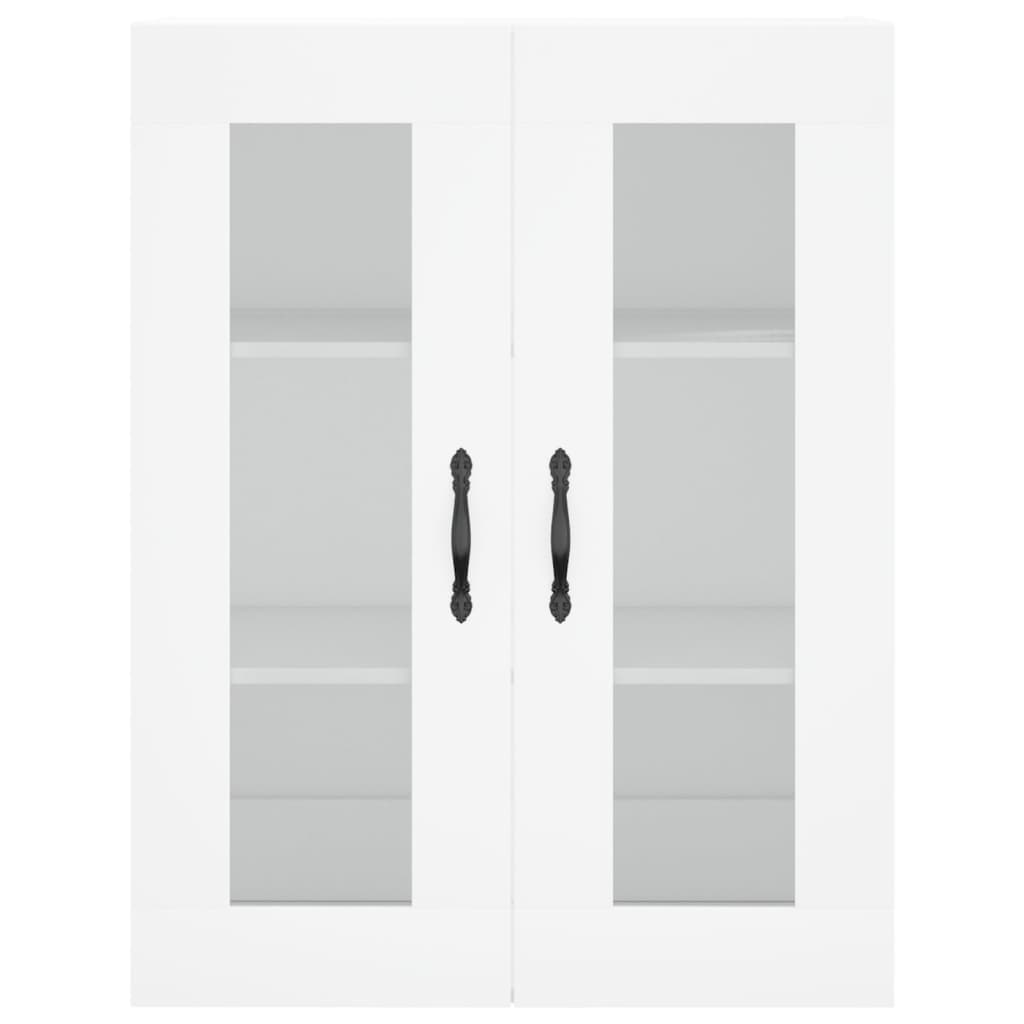 Armoire murale blanc 69,5x34x90 cm bois d'ingénierie