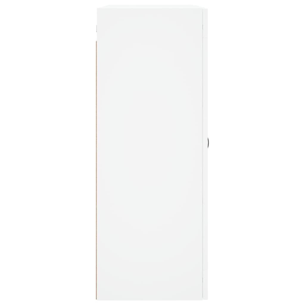 Armoire murale blanc 69,5x34x90 cm bois d'ingénierie