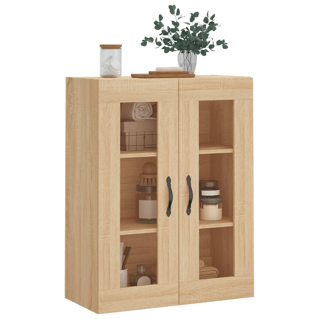 Armoire murale chêne sonoma 69,5x34x90 cm bois d'ingénierie