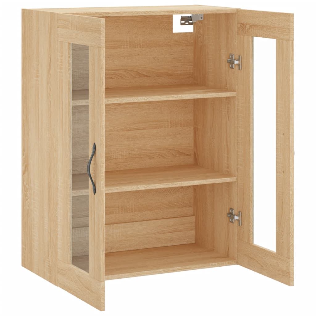 Armoire murale chêne sonoma 69,5x34x90 cm bois d'ingénierie