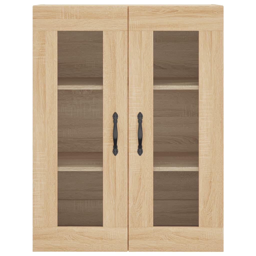 Armoire murale chêne sonoma 69,5x34x90 cm bois d'ingénierie