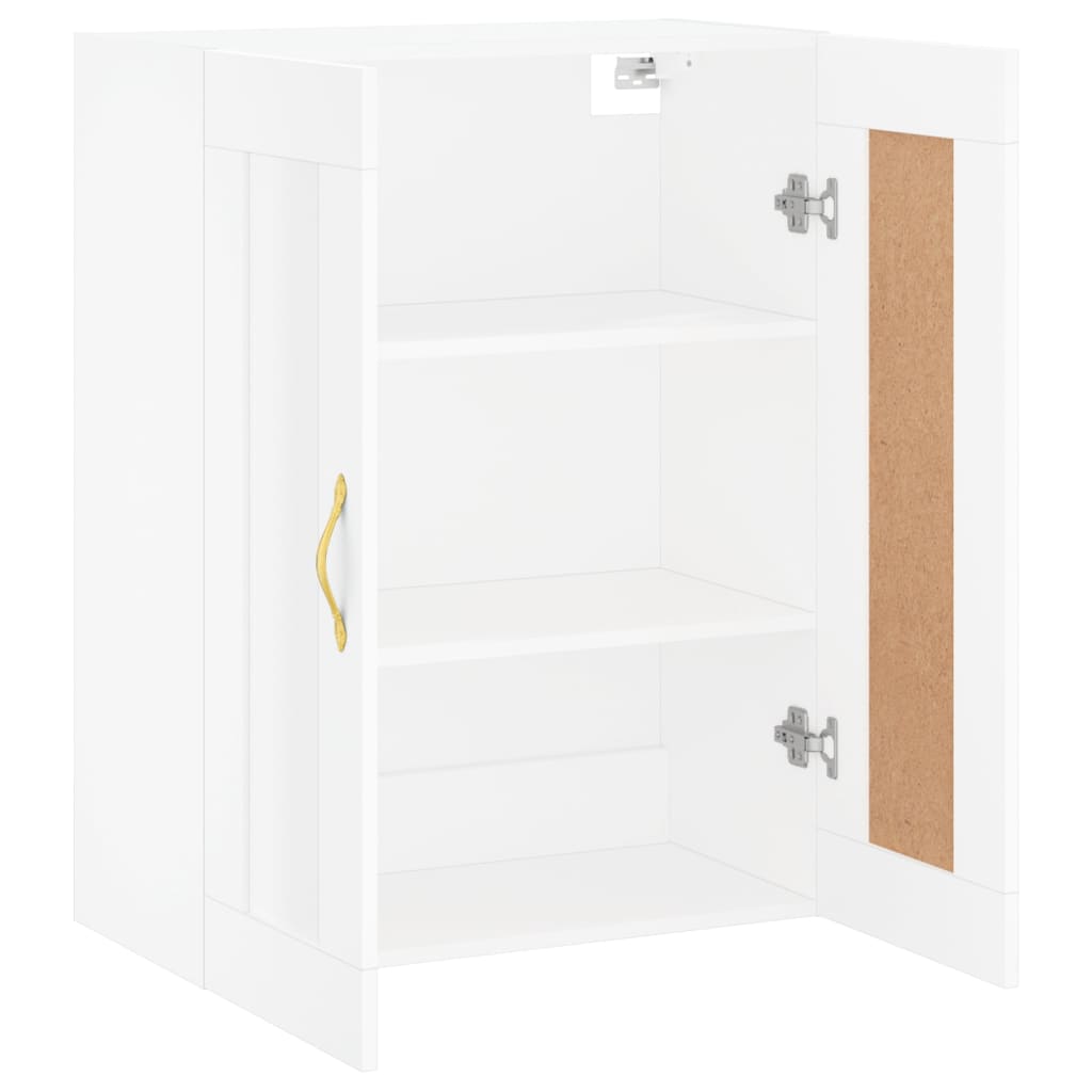 Armoire murale blanc 69,5x34x90 cm bois d'ingénierie - XIOS
