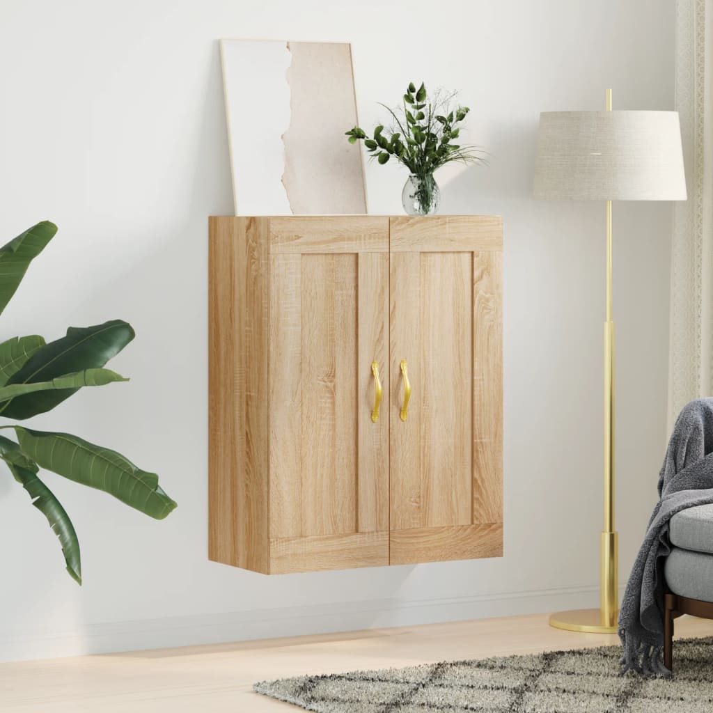 Armoire murale chêne sonoma 69,5x34x90 cm bois d'ingénierie - XIOS