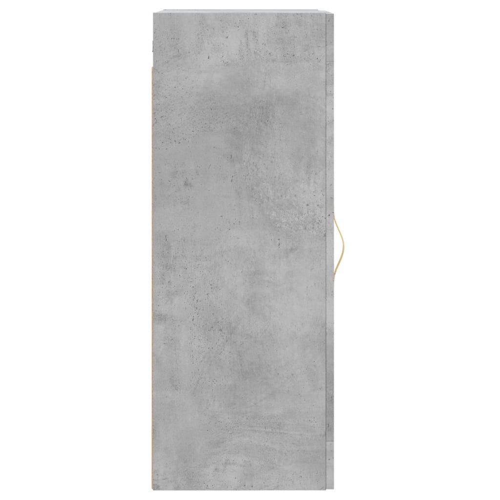 Armoire murale gris béton 34,5x34x90 cm bois d'ingénierie - XIOS
