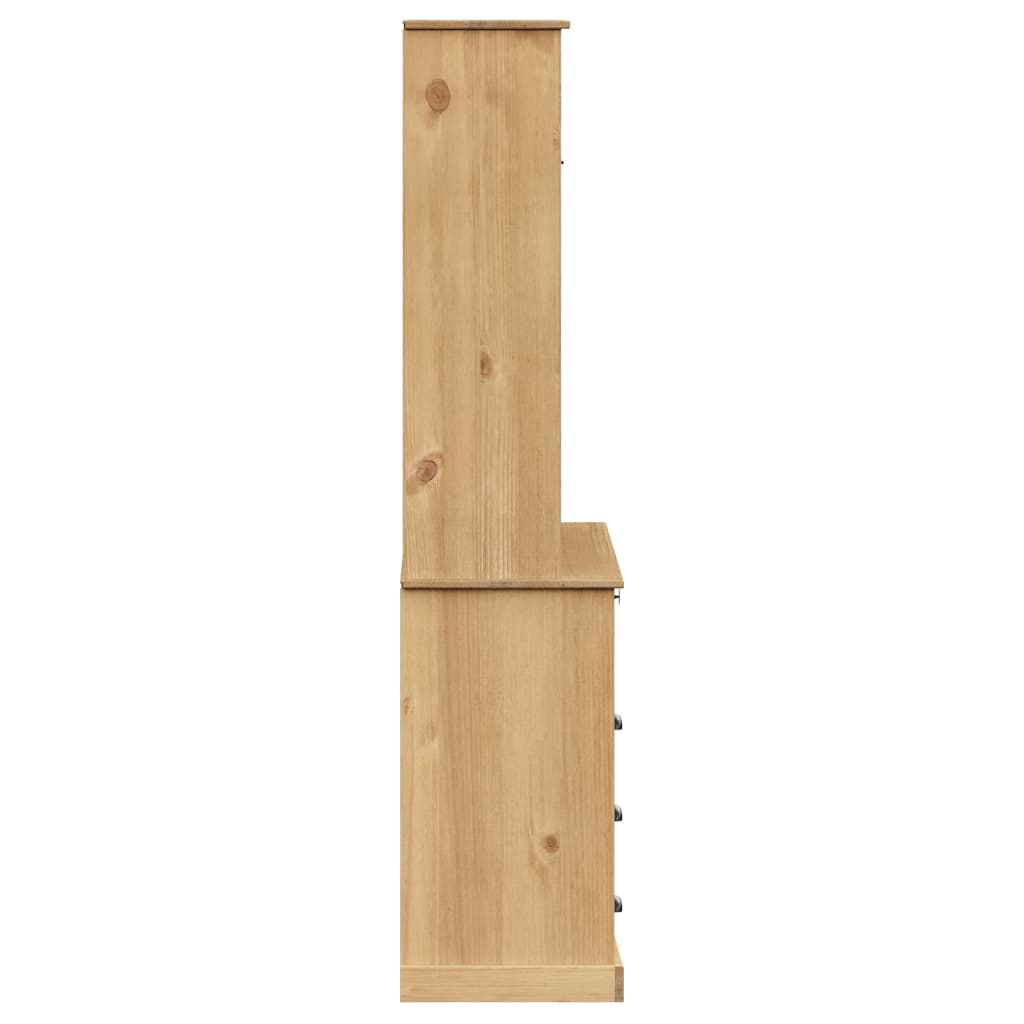 Buffet haut VIGO 80x40x176 cm bois massif de pin - XIOS