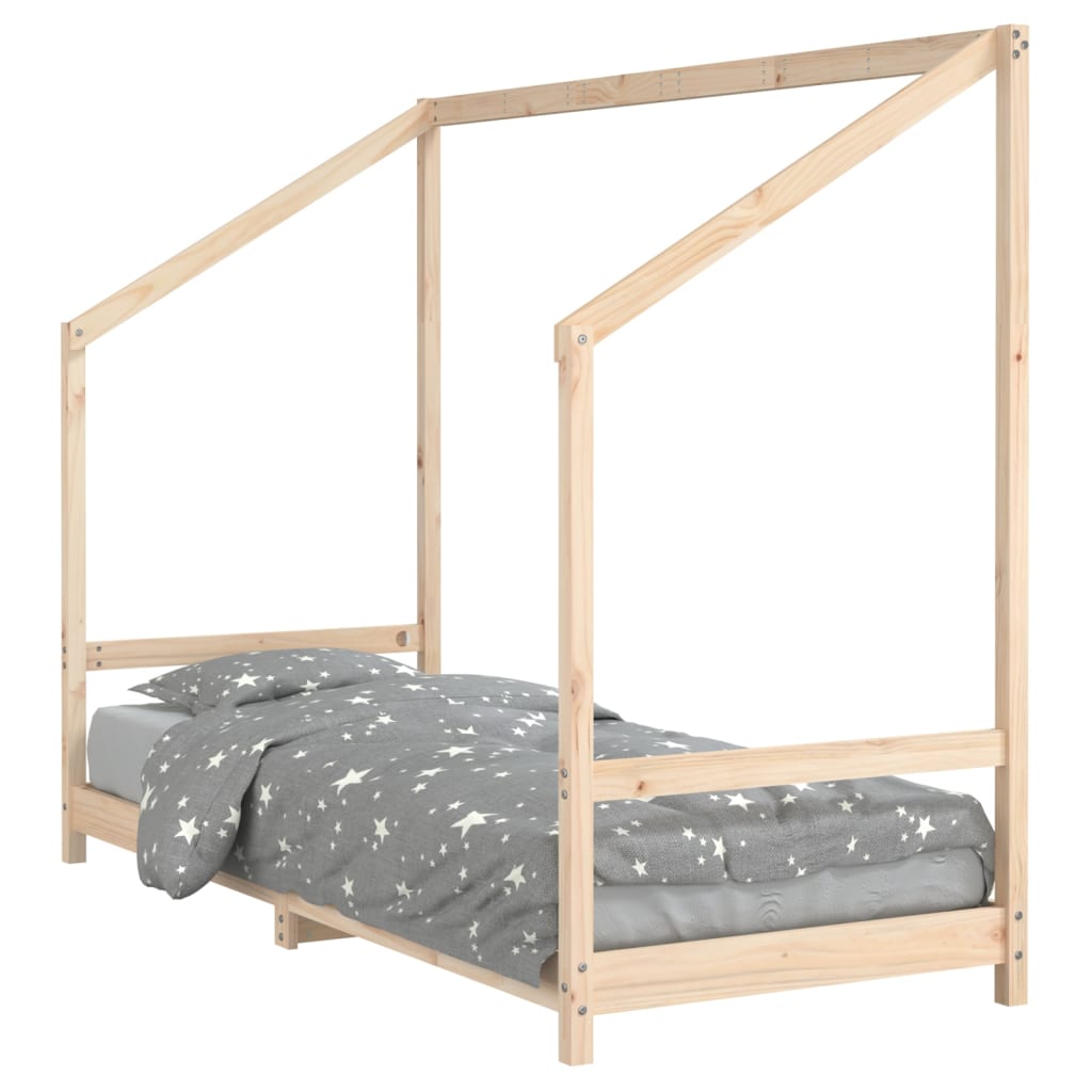 Cadre de lit pour enfants 80x200 cm bois de pin massif Lits bébés et enfants vidaXL