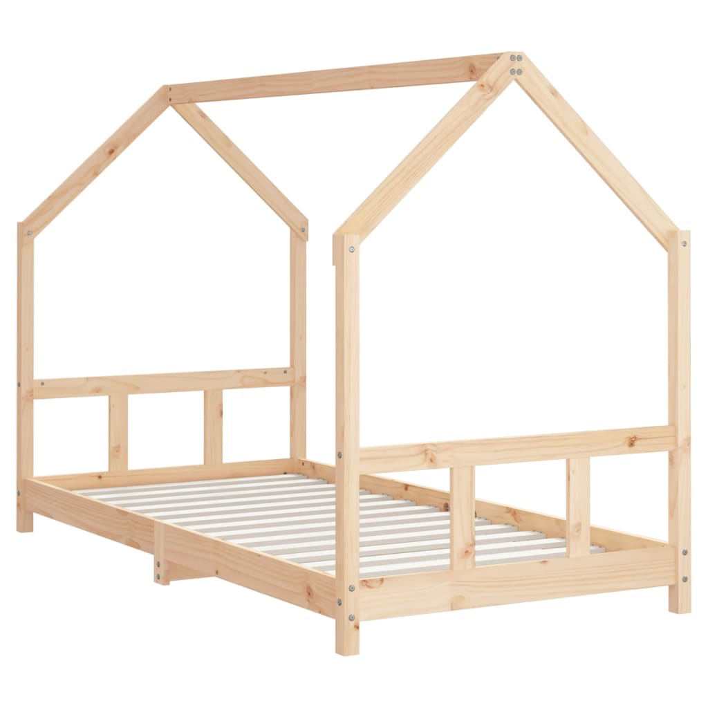 Cadre de lit pour enfant 90x190 cm Bois de pin massif Lits bébés et enfants vidaXL
