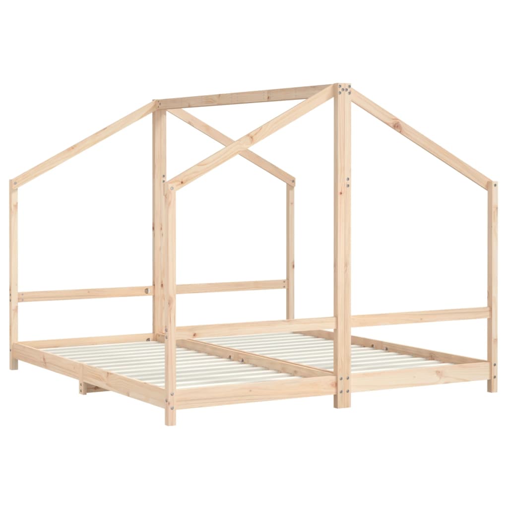 Cadre de lit pour enfants 2x(90x200) cm bois de pin massif - XIOS