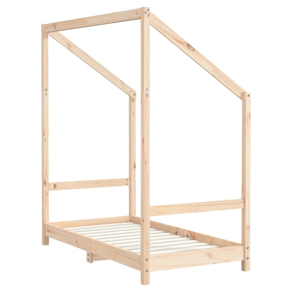 Cadre de lit pour enfant 2x(70x140) cm bois de pin massif Lits bébés et enfants vidaXL   